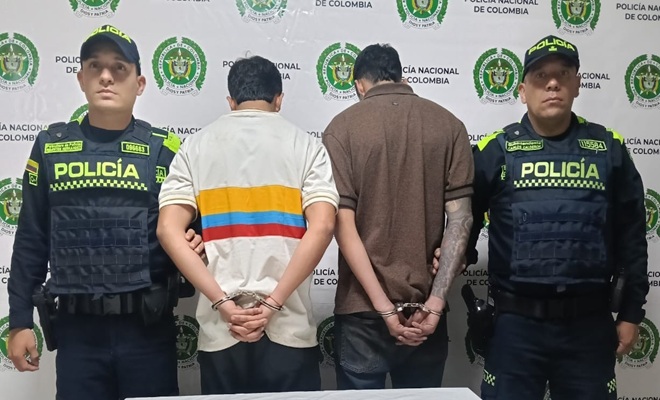 Capturados en Manizales los dos hombres señalados de hurto calificado y daño en bien ajeno Capturados en Manizales los dos hombres señalados de hurto calificado y daño en bien ajeno