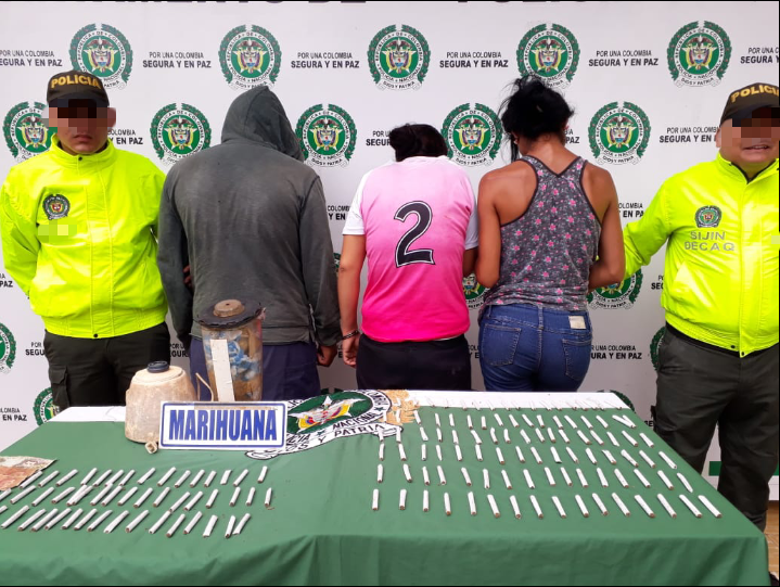 Incesantes acciones contra el microtráfico capturados-con-alucinogenos-en-el-barrio-la-floresta