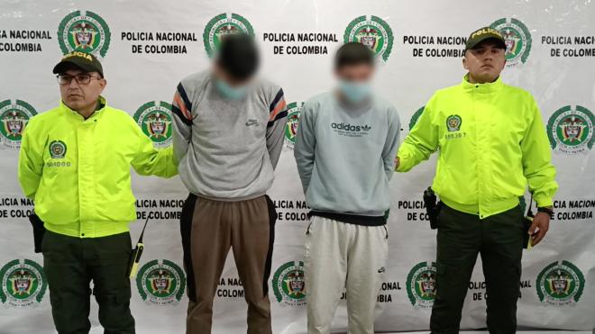 Dos homicidas hacían parte de una peligrosa banda Herían a sus víctimas con cuchillo para después hurtarle sus pertenencias.
