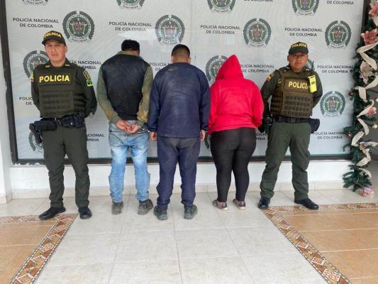 Ofensiva contra el abigeato  La Policía metropolitana aptura tres ciudadanos por el hurto de ganado