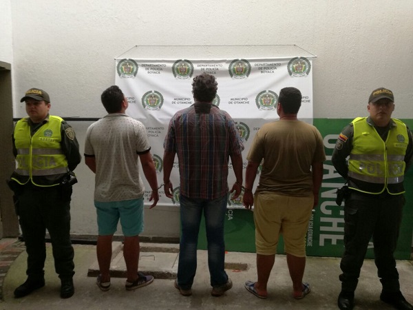 Capturados por hurto en Otanche Capturados por hurto en Otanche