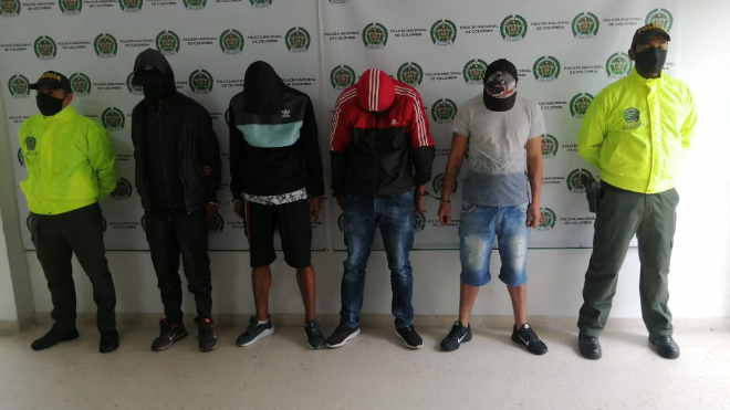 Cuatro hombres se dedicaban al hurto calificado y agravado Desarticulada organización delincuencial denominada “FAST” dedicados al hurto de celulares en Manizales
