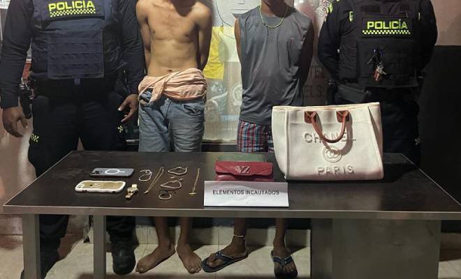 Capturado por el delito de hurto