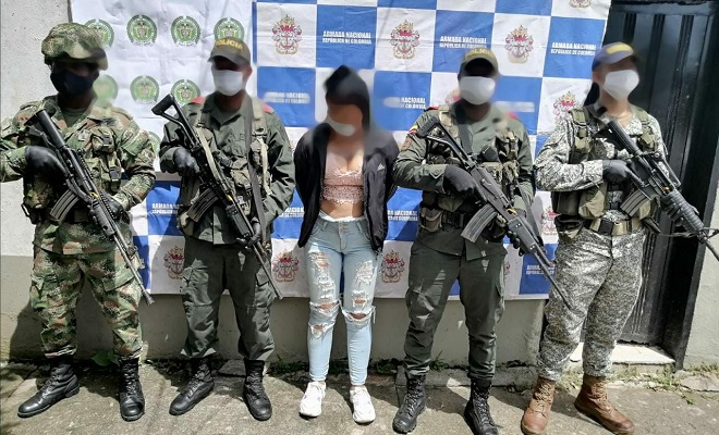 Capturamos a “la mona” presunta integrante del clan del golfo en el municipio de Bojayá Capturamos a “la mona” presunta integrante del clan del golfo en el municipio de Bojayá