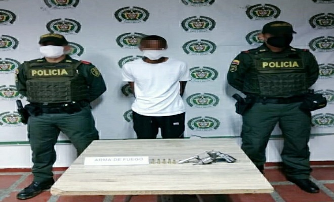 Capturado “Pila” por porte ilegal de arma de fuego Capturado “Pila” por porte ilegal de arma de fuego