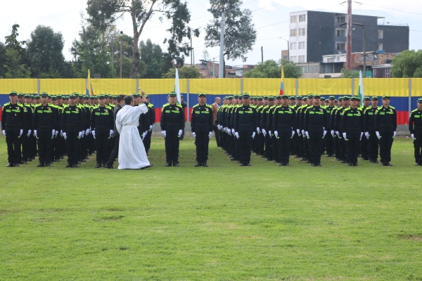 Los patrulleros en ascenso recibieron la bendición