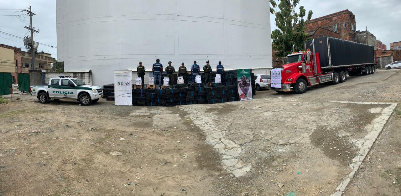 Cigarrillo de contrabando incautado  Cigarrillo de contrabando incautado