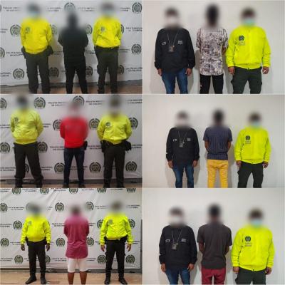 En Urabá capturamos a cinco hombres por el delito de violencia intrafamiliar y una por tentativa de homicidio Investigaciones realizadas por la dirección de protección y servicios especiales