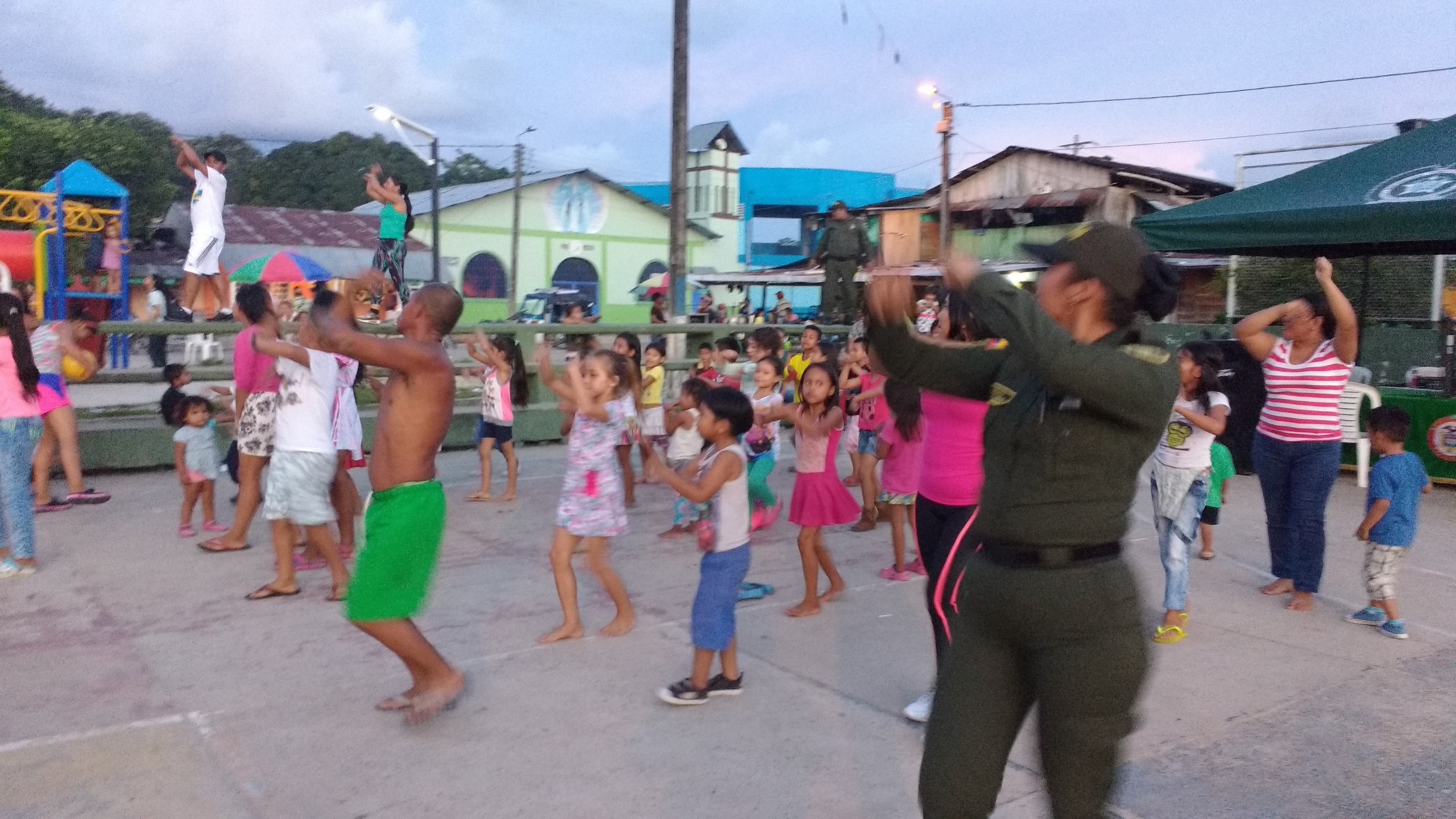 Comunidad del barrio la esperanza 