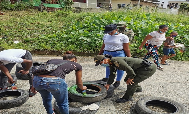Con jornada de ornato, aseo y ‘olla comunitaria’ compartimos con comunidad del barrio niño Jesús
