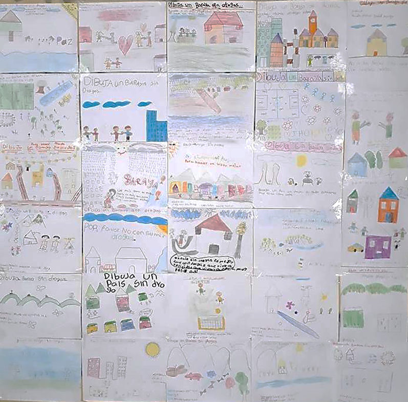 Dibujos de como imaginan su municipio sin drogas  concurso_de_dibujo_huila_sin_drogas