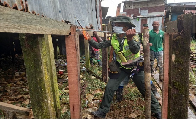 Construimos puente peatonal de madera para la comunidad del barrio horizonte parte baja. Construimos puente peatonal de madera para la comunidad del barrio horizonte parte baja.