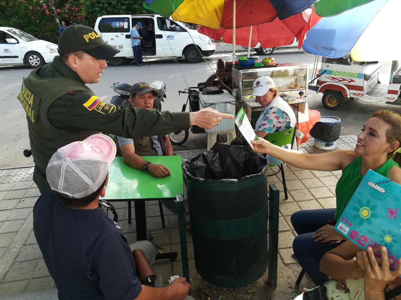 Adelantamos campañas contra el hurto a comercio en el Huila municipio La Plata