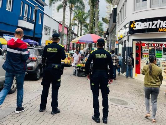 Realizamos planes de control en el centro de la ciudad Planes de control en el sector comercio de Manizales