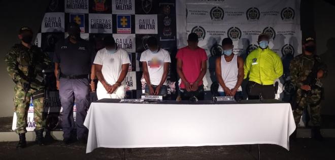 Capturados 04 presuntos integrantes de una estructura delincuencial en Quibdó Capturados 04 presuntos integrantes de una estructura delincuencial en Quibdó