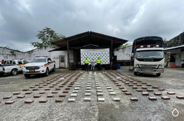 Alucinógeno incautado-vehículo inmovilizado