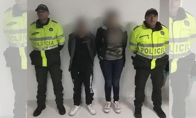 Una pareja capturada por delito de hurto  aprovechaban la oscuridad para cometer el ilicito
