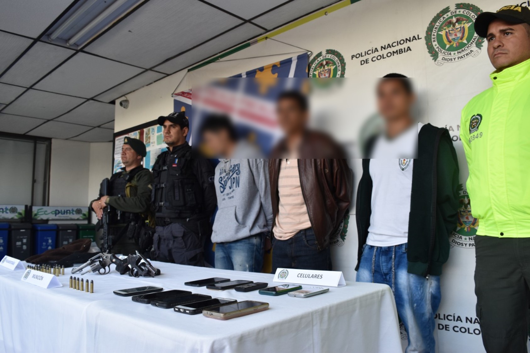 los "popeyes" infundían temor en el municipio de Santuario Risaralda  4 personas capturadas por delitos relacionados con homicidios