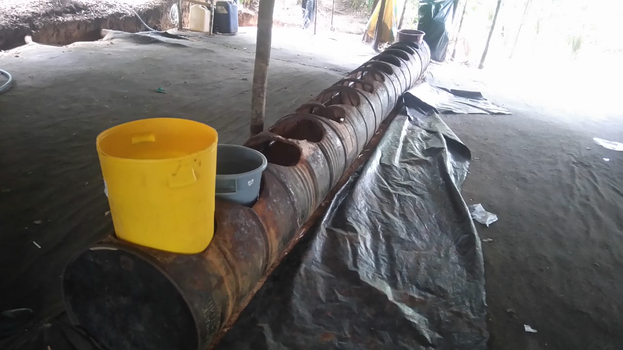 Destruidos-10-laboratorios-para-el-procesamiento-de-clorhidrato-de-cocaína. Destruidos-10-laboratorios-para-el-procesamiento-de-clorhidrato-de-cocaína.