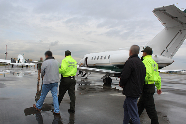 OCN INTERPOL Colombia extraditó a  nueve personas por narcotráfico OCN INTERPOL Colombia extraditó a  nueve personas por narcotráfico