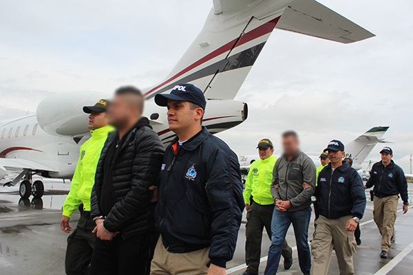 OCN INTERPOL Colombia extraditó a  nueve personas por narcotráfico OCN INTERPOL Colombia extraditó a  nueve personas por narcotráfico