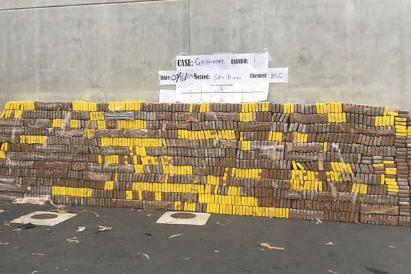 Incautación de cocaína en México Incautación de cocaína en México