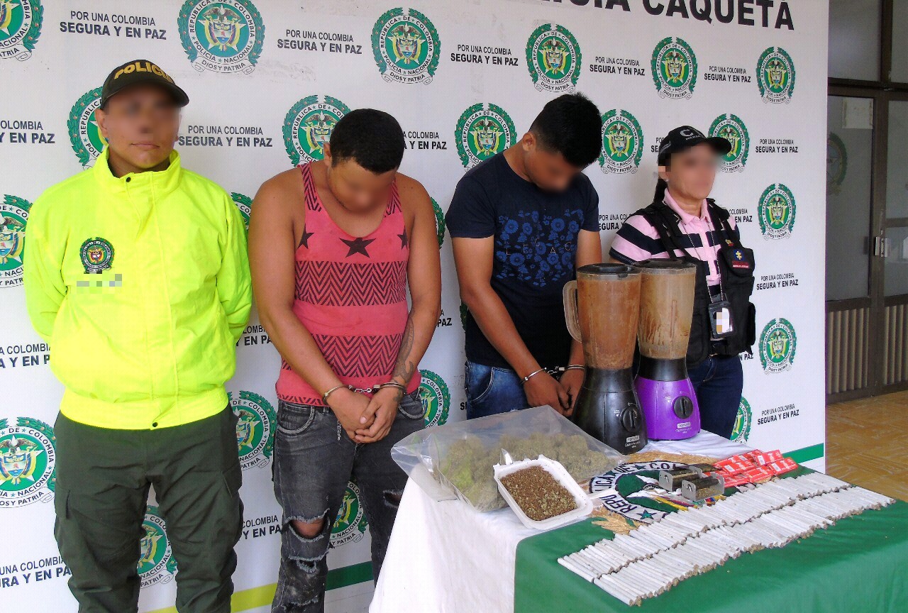 Plan de Choque “El que la hace la paga” contra el microtráfico dos-capturados-por-trafico-de-estupefacientes-y-receptacion