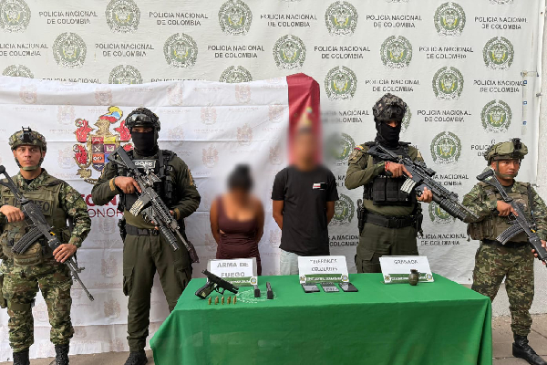 Dos personas capturadas por la Polic&iacute;a y Ej&eacute;rcito por porte ilegal