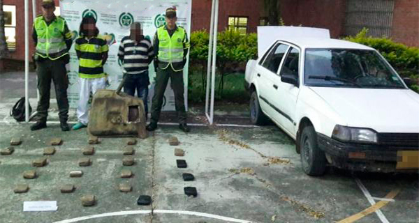 a droga iba con destino a La Virginia a droga iba con destino a La Virginia