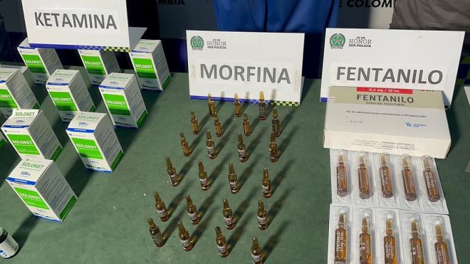 Capturados-drogas-sintéticas-Cali Incautación-Fentanilo