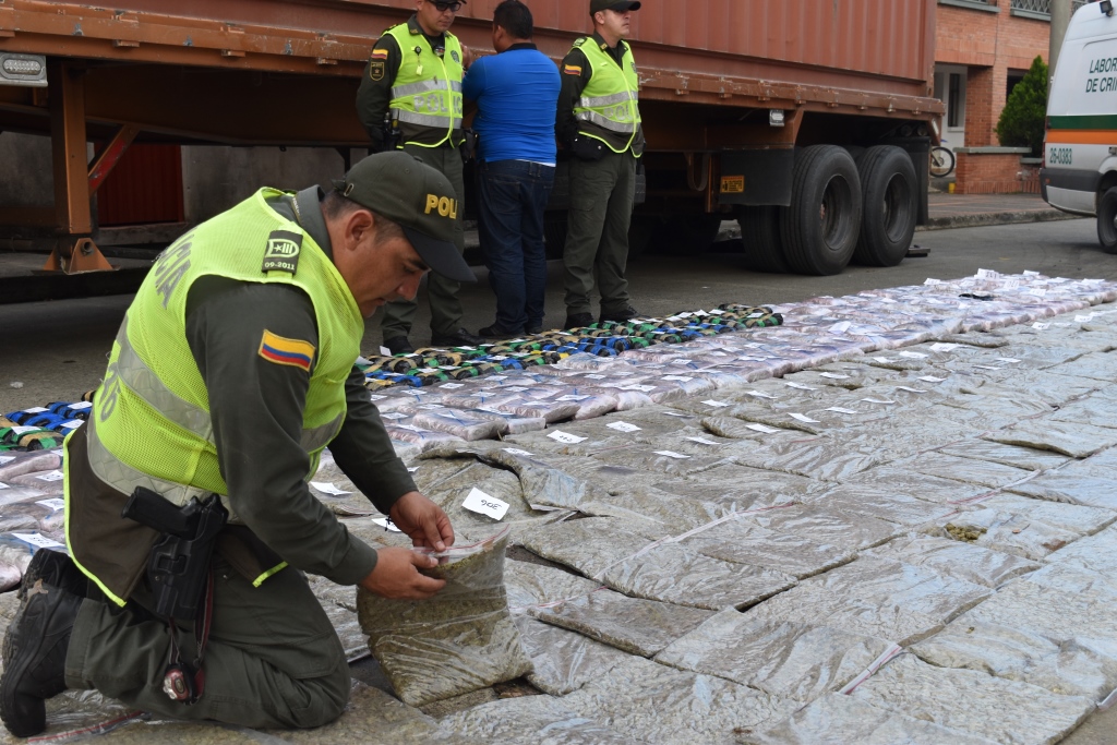 Más de 300 millones de pesos en estupefacientes fueron incautados en vías de Risaralda la marihuana iba con destino a Cartagena desde la ciudad de Cali