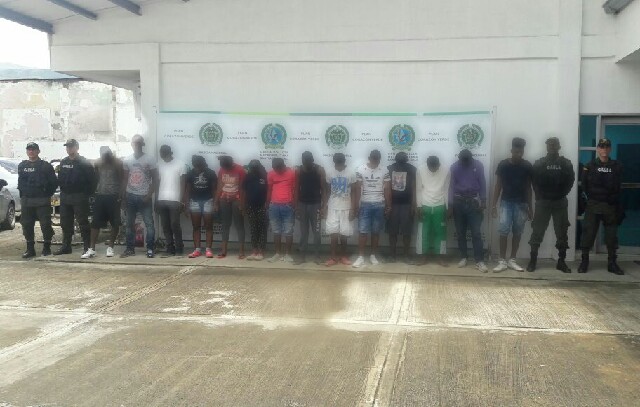 14 integrantes de 'los raka' fueron capturados por la Policía Entre los capturados se encuentran tres mujeres