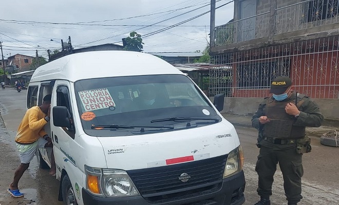 Efectuamos “plan buseta” en la zona norte de Quibdó Efectuamos “plan buseta” en la zona norte de Quibdó