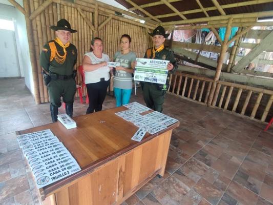 98 son las familias beneficiadas de esta actividad en el área rural En Manizales llevamos a cabo una estrategia para fortalecer la seguridad rural