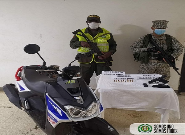 En el municipio de Juradó efectuamos ofensiva contra el porte ilegal de arma de fuego. Policía Nacional: “Somos uno. Somos todos”