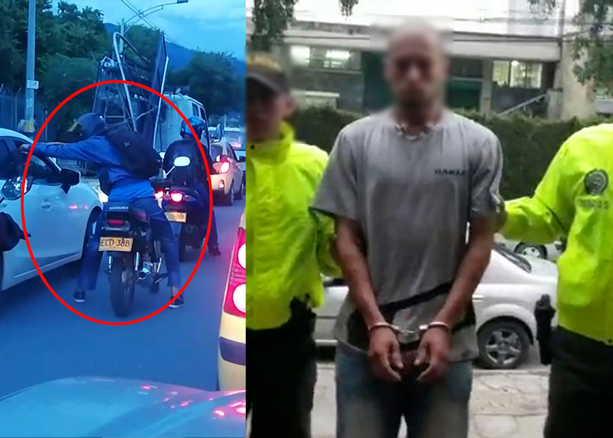 Comparativo de responsable hurto mediante en fleteo en Medellín