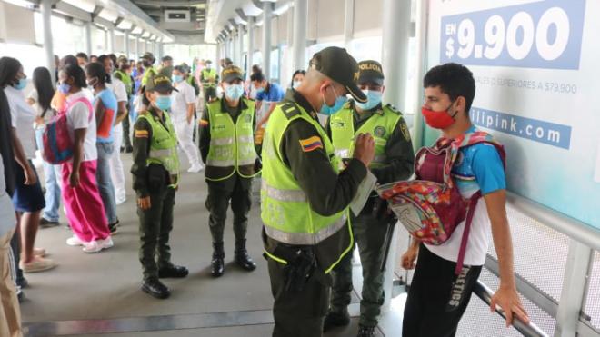 Plan-seguridad-MIO Policía-en-Cali