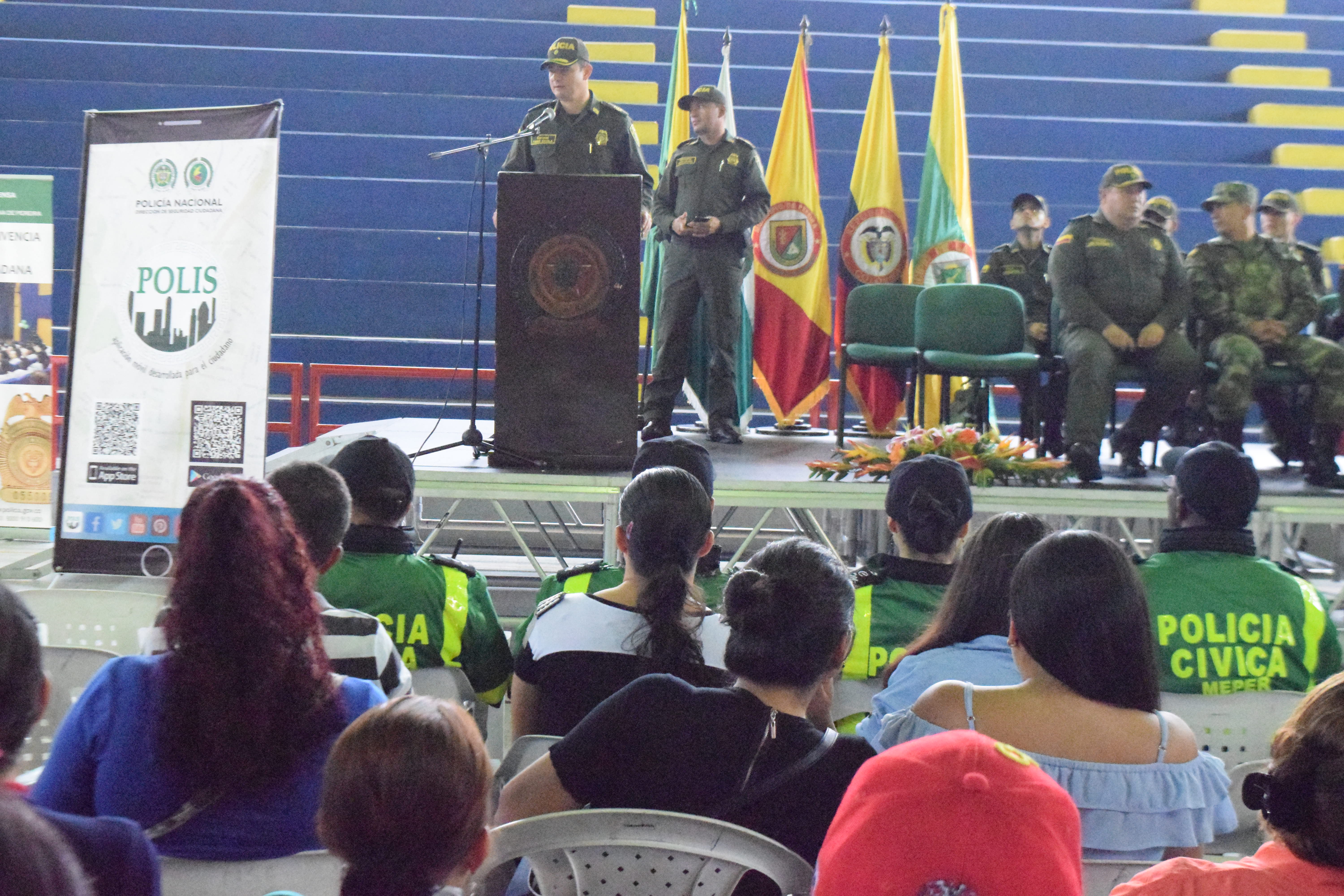 El comando de la Policía Metropolitana de Pereira, rindió cuentas en audiencia pública