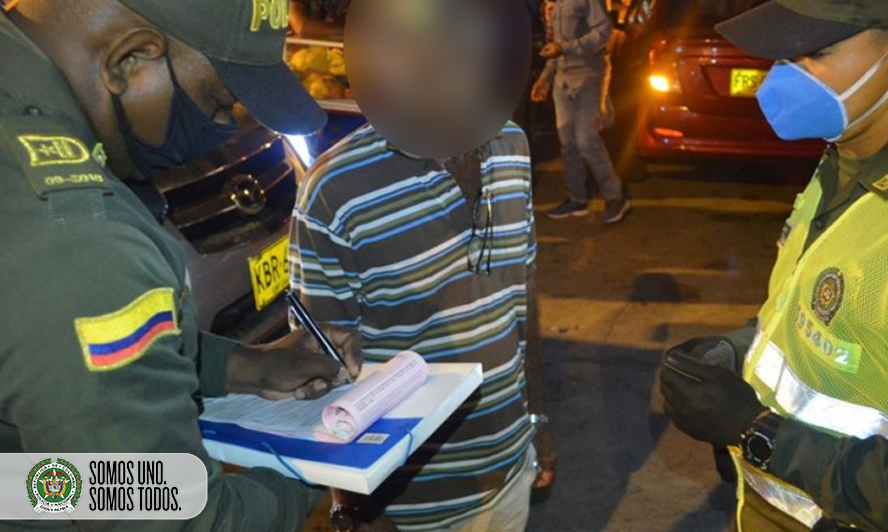 En un aparta hotel del barrio Provenza de Medellín fueron sorprendidas 8 personas en una fiesta