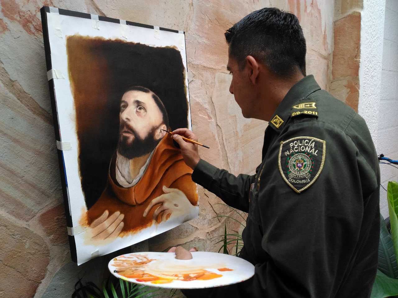 Pintando al óleo, por la convivencia y seguridad ciudadana Pintando al óleo, por la convivencia y seguridad ciudadana