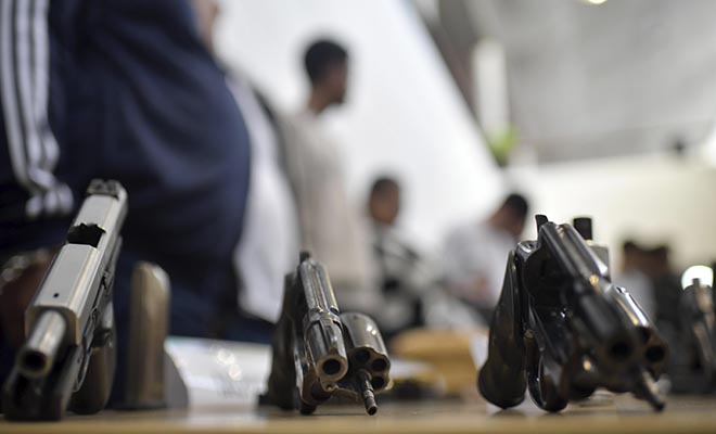 Incautación de armas de fuego