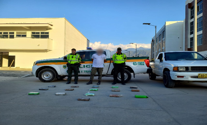Policía de transito capturó a un hombre con 16 kilos de cocaína  Policía de transito capturó a un hombre con 16 kilos de cocaína