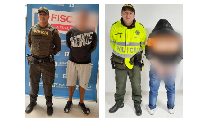 captura a dos personas por fuga de presos  mediante orden judicial por el delito de hurto calificado