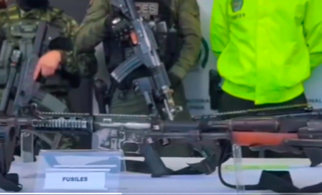 armas incautadas