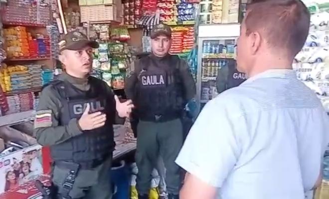 Policía-Cali Extorsión-en-Cali