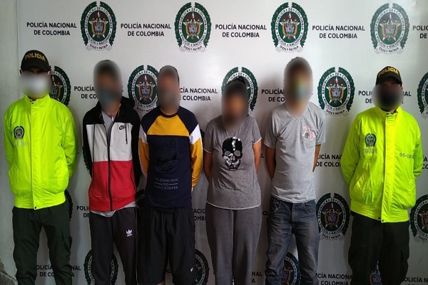 cuatro capturados en el operativo policial Desmantelado grupo común delincuencial