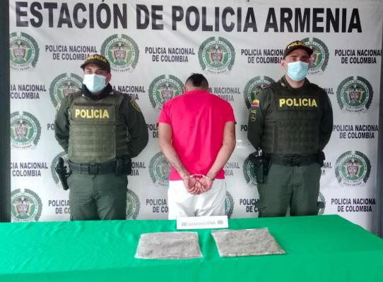 En Armenia es capturado un hombre portando marihuana Hombre capturado portando marihuana