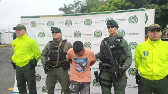 Cayó el autor material del homicidio del patrullero Edgar Cardona en Cali Cayó el autor material del homicidio del patrullero Edgar Cardona en Cali