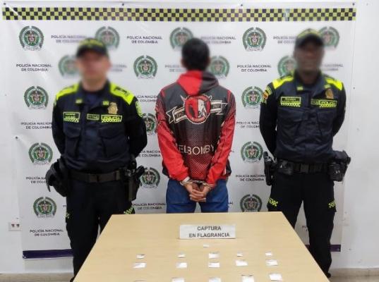 Capturado con "bazuco" Capturado con "bazuco"