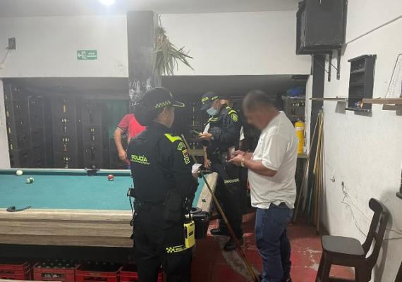 Registro en establecimientos públicos en el área metropolitana de Pereira